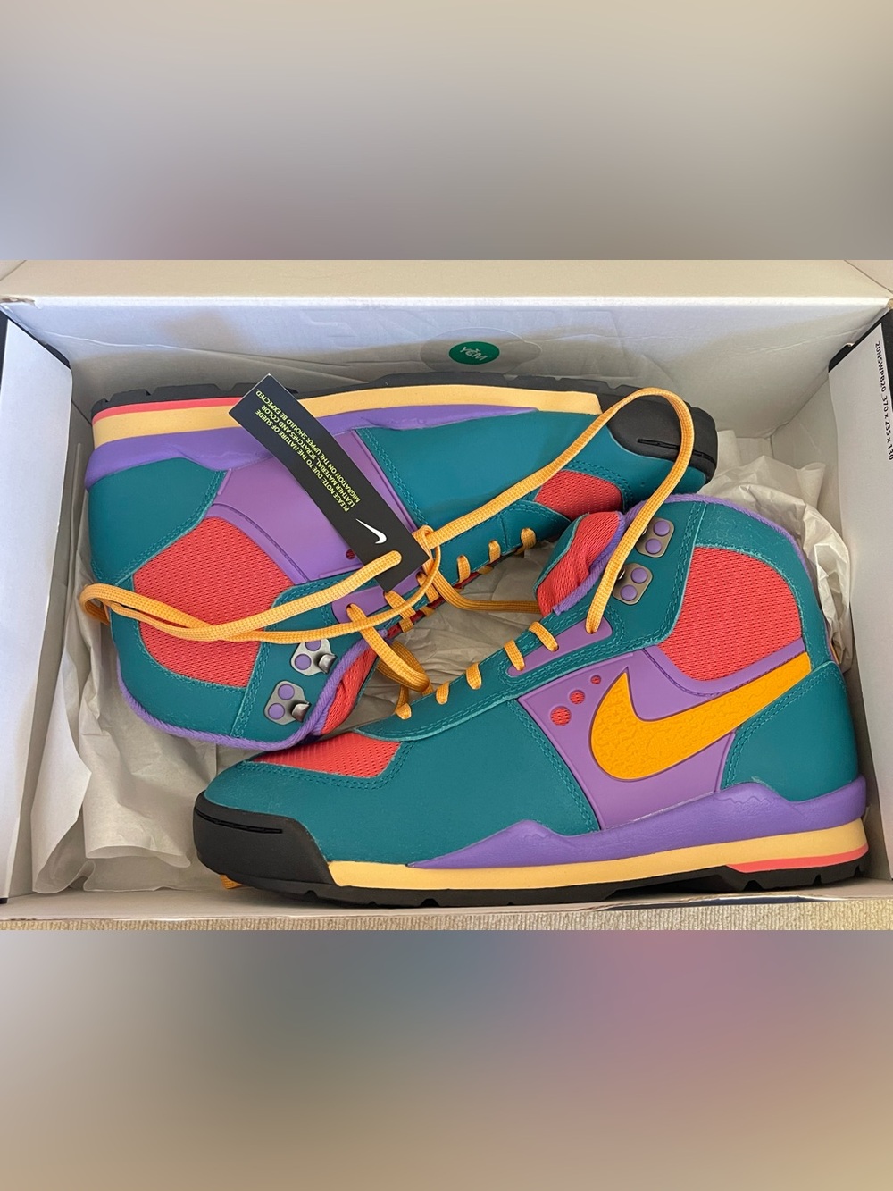 Size 10 - Nike Baltoro Bright Spruce Kumquat HM4450-300 Men’s BRAND NEW - Picture 8 of 11